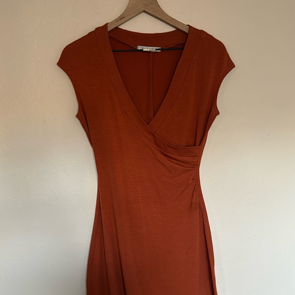 Faux wrap dress